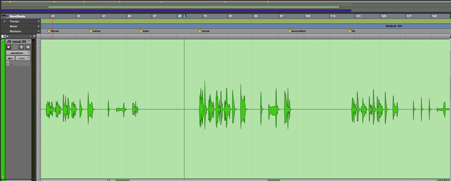 Detailed waveform editing and audio manipulation interface
